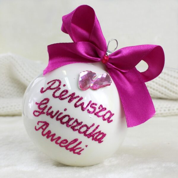 bombka choinkowa na pierwszą gwiazdkę